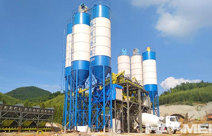 120m3/h ready mix batching plant