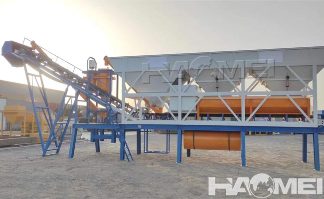 China dry-mix concrete batching plant