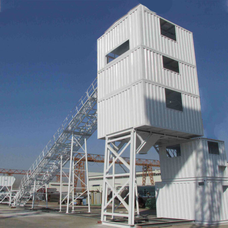 containerized concrete batching plant